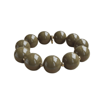 Scrunchie is back, Rond coloré uni olive