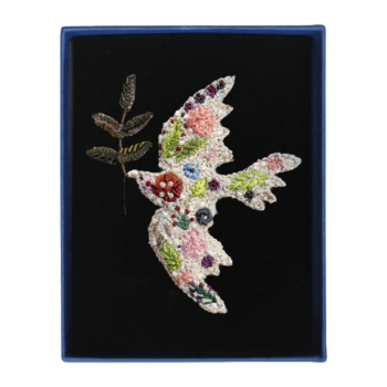 Trovelore, broche Colombe de la paix