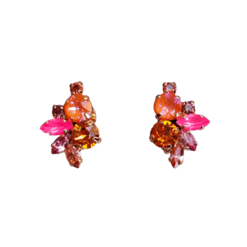 Crezus, Boucles d’oreilles clip strass Florence