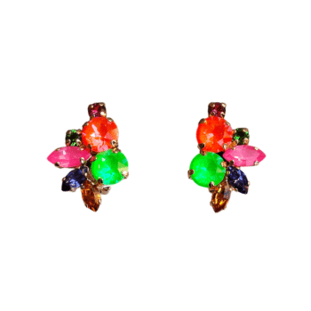 Crezus, Boucles d’oreilles clip strass Santa Cruz